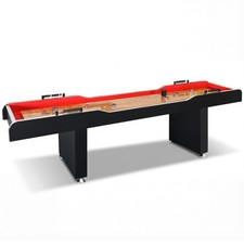 Shuffleboard Table, 9ft Poly Coated Surface, with Accessories, Abacus Style S...