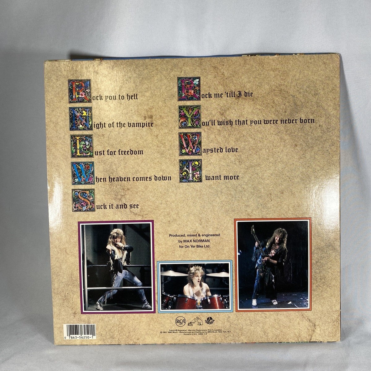 Grim Reaper Rock You to Hell 12インチレコード Amazon.com: Rock You To Hell - Blue Vinyl: CDs & Vinyl