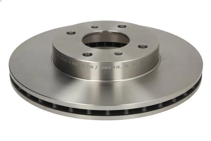 1X Brake disc BOSCH 0 986 478 728 for NISSAN 200SX (S13) 1.8 1988-1993 - Image 2 of 4