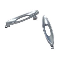 Oakley Split Shot OO9416 Silver Matte Replacement Logo Icon Trim Genuine