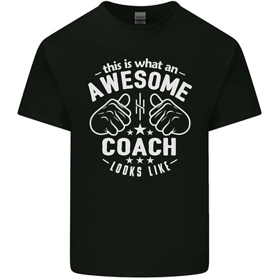 This Is What an Awesome Coach Looks Like Herren Baumwolle T-Shirt Tee Oberteil