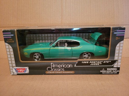 Motor Max 1969 Pontiac GTO Judge Maßstab 1:24 Neu Originalverpackt - Bild 5 von 5
