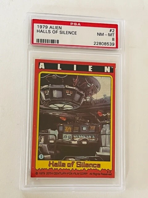 Alien Trading Card 1979 Sigourney Weaver Fox 20th PSA 8 Ripley Halls Silence #2 - Image 2 of 4