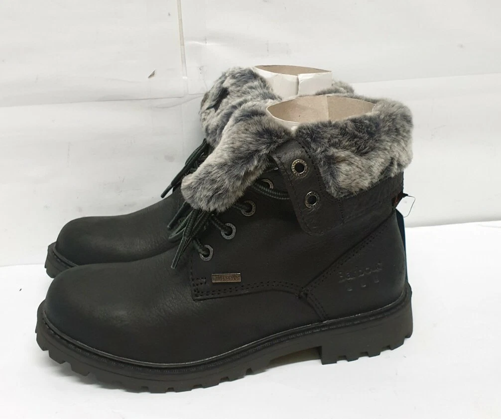 BARBOUR WOMEN S HAMSTERLEY BOOTS BLACK Size UK 3 EU 36 SH1 eBay