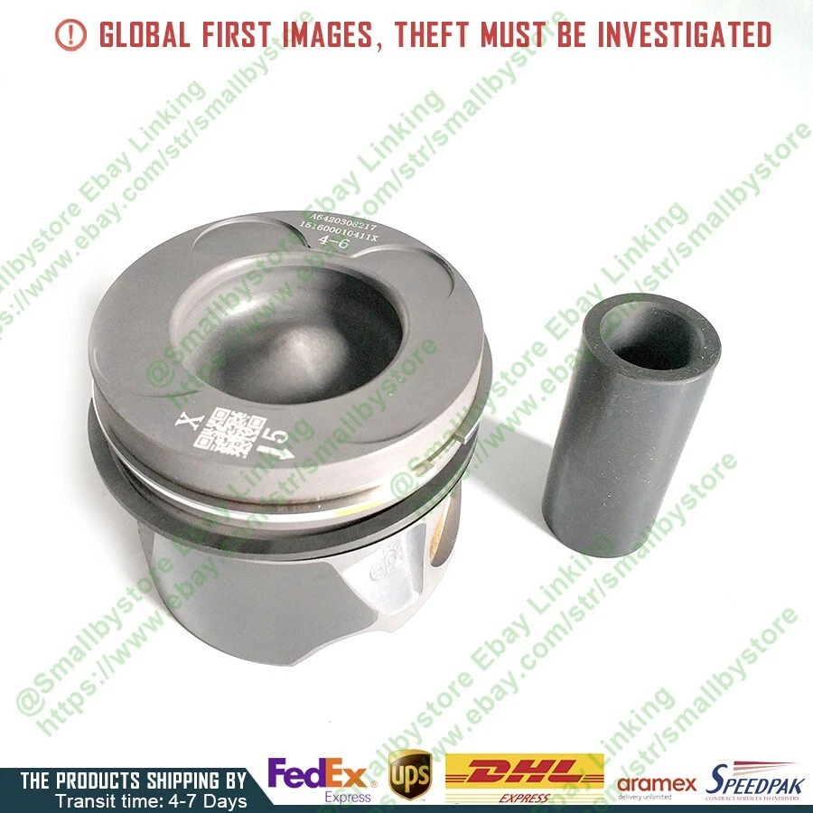 Pistón y anillo OM642 OM642.826 6 piezas Mercedes-Benz ML350 GL350 X166 3,0 TDI 83 mm STD Foto 3 de 4