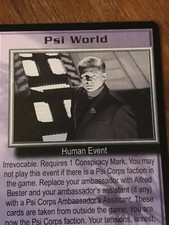 PSI WORLD SEVERED DREAMS BABYLON 5 CCG RARE CARD NEAR MINT NEVER PLAYED WITH