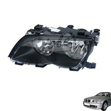 ZKW Scheinwerfer schwarz links für BMW 3er E46 Coupe Cabrio 01-03