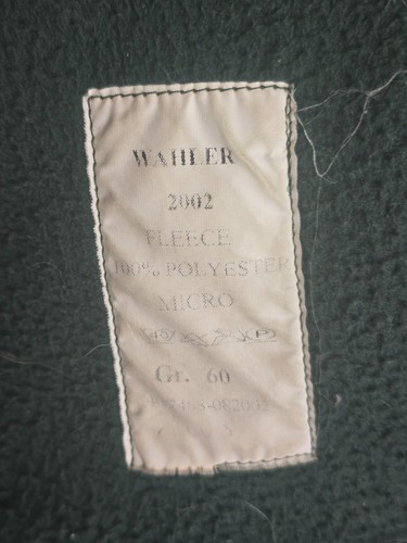 RARE 2002 German Police Polizei Fleece Lined Jacket Green Size 60 Clean Warm - Picture 4 of 11
