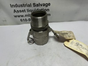 Dixon 250-D-SS SST Cam & Groove Quick Couplers 2 1/2" Coupler & Adapter