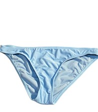 Xhilaration Blue Cheeky Bikini Bottoms Women s Size Large 8-10