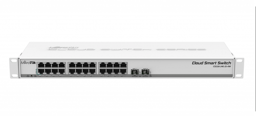 Mikrotik Cloud Smart Switch CSS326-24G-2S+RM, 24 x Gbit LAN, 2x 10Gbit SFP+ Cage - Picture 2 of 12