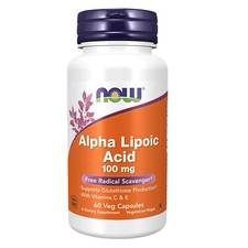 NOW FOODS Alpha Lipoic Acid 100 mg 60 Veg Capsules