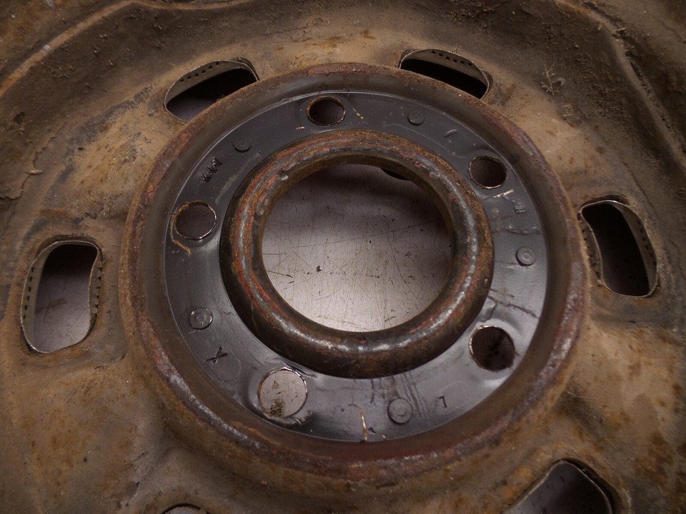 Camaro Chevrolet Chevy II Rally Wheels 14X7 JJ 6 Hole Steel Wheel Rim 4 ...