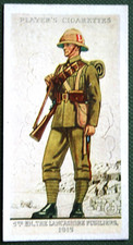 THE LANCASHIRE FUSILIERS  Gallipoli   World War 1     Vintage 1939 Card  BF13MS