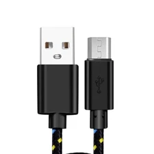 MicroUSB 10ft USB Cable Charger Cord Power Wire Long Sync for SmartPhones