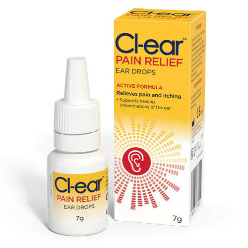 CL-ear Pain Relief Ear Drops - Relief From Itchy Painful Ears
