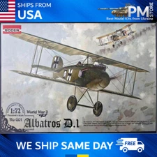 Roden 001 Albatros D.I German Fighter WWI Airplane plastic model scale 1/72