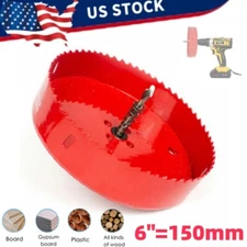 6 Inch Hole Saw Blade 150mm Bi Metal Speed Slot Corn Hole Boards Drilling Cutter