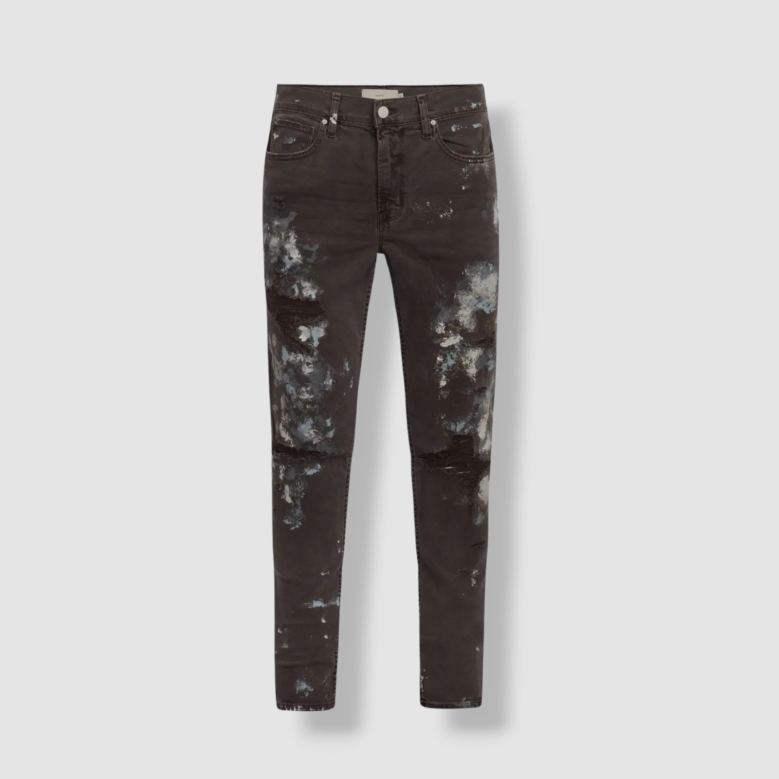 's Brown Zack Ripped Skinny Jeans Pants Size 30