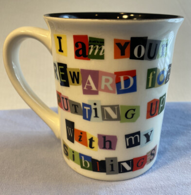 Our Name Is Mud 'Note For Mom' Mom..Guess Who Loves You...LARGE Cup Mug CHIPS