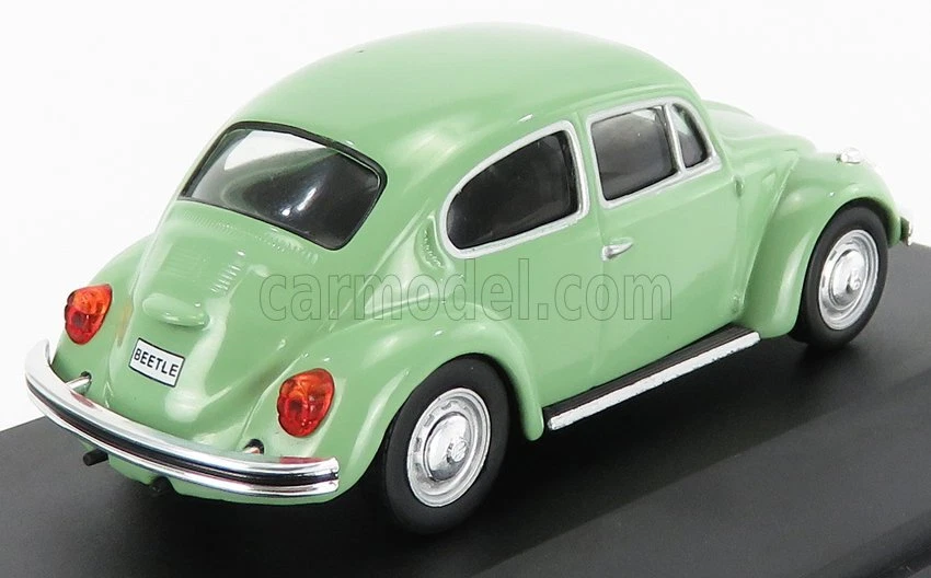 MODELLINO AUTO STATICO HACHETTE VOLKSWAGEN BEETLE MAGGIOLINO 1972 VERDE 1/43 - Immagine 2 di 4