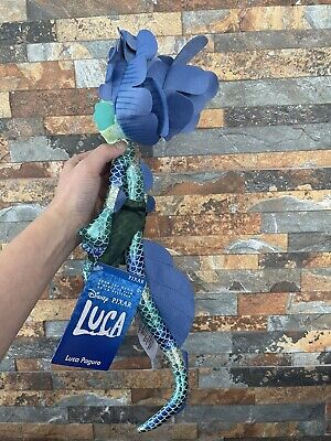 Disney’s Lucca Pixar Luca Paguro Sea Monster Soft Stuffed Doll Toy  Authentic 12”