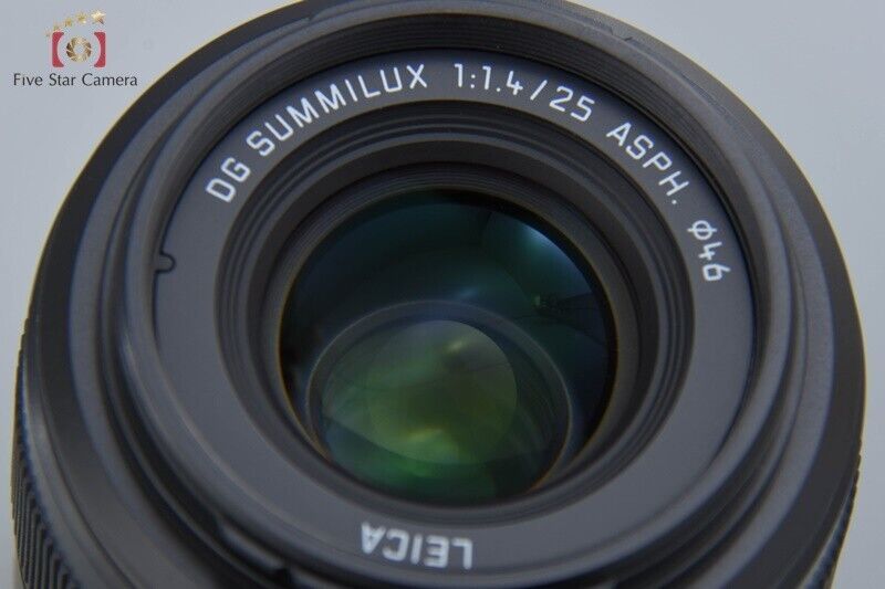 Near Mint!! Panasonic LUMIX G LEICA DG SUMMILUX 25mm f/1.4 Near Mint!! Panasonic LUMIX G LEICA DG SUMMILUX 25mm f/1.4