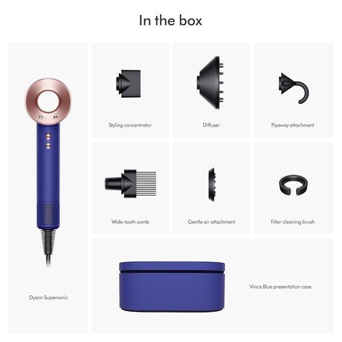 Dyson Supersonic Hair Dryer by Dyson, Set Special Edition Blue/Rose. - Picture 7 of 9