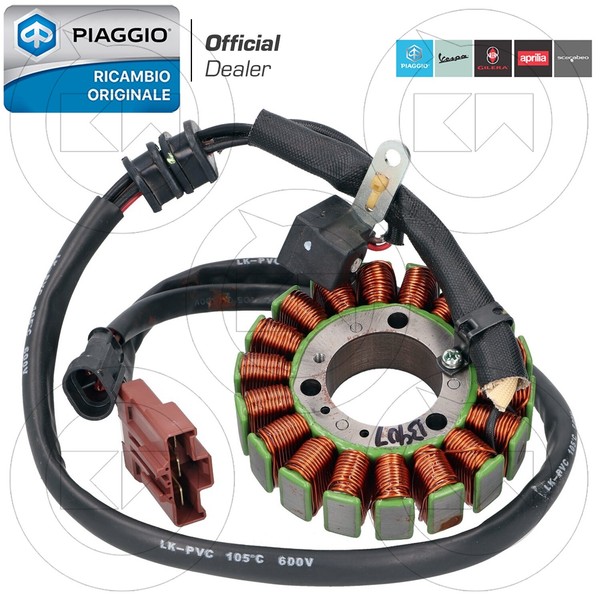 Magnetgenerator Stator FüR Piaggio Beverly Cruiser 500 2007-2010 MPN PI 58108R-image