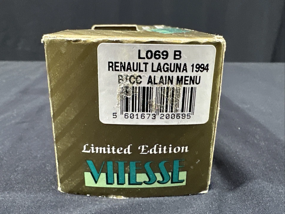 LL069 B Renault Laguna 1994 BTCC Alain Menu Diecast Car 1:43 Scale #10 Yellow - Image 4 of 4