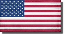 American Flag Picture, USA Flag on Stretched Canvas Wall Art Decor Ready to Hang