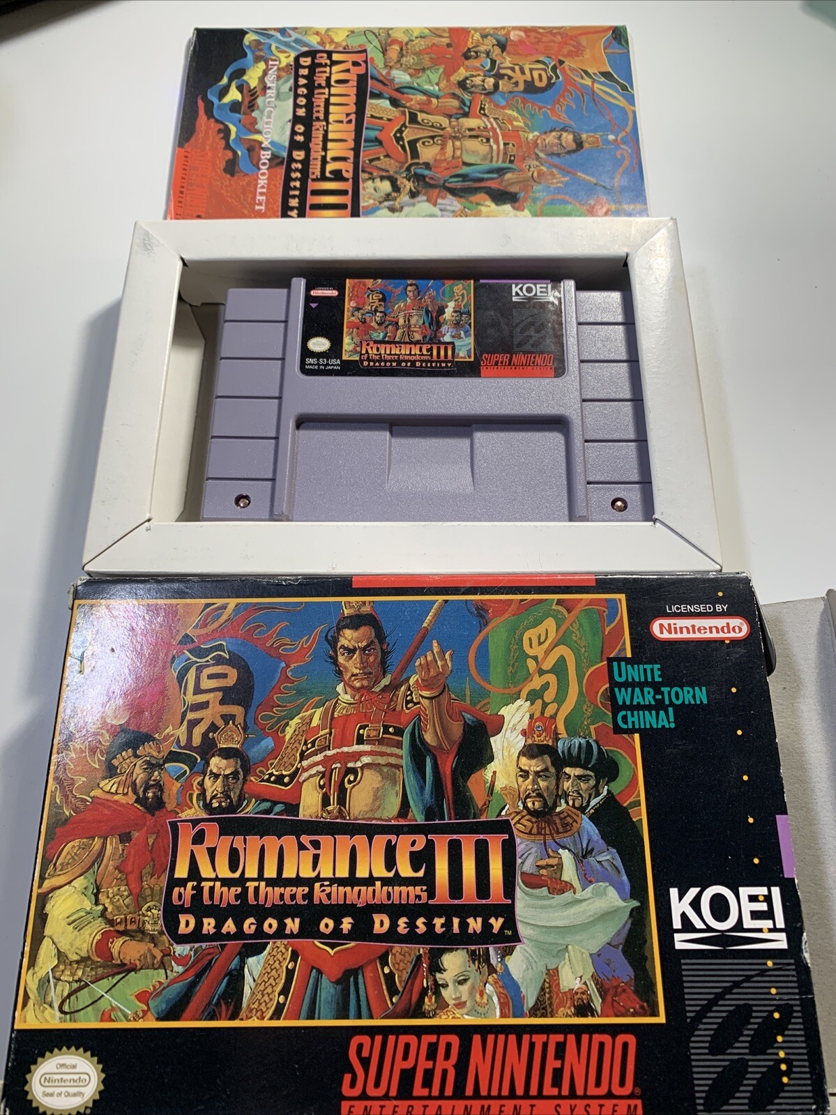 Romance of the Three Kingdoms III: Dragon of Destiny (Super Nintendo, 1994)