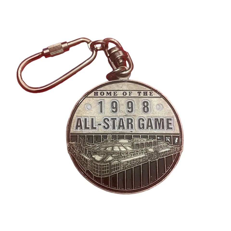 Colorado Rockies Baseball MLB 1998 Metal Keychain All Star Game Pendant - Image 4 of 4