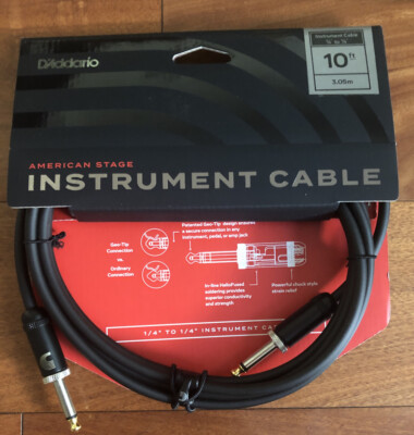 PLANET WAVES AMERICAN STAGE 10' INSTRUMENT CABLE-NEW