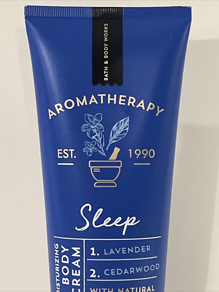 Bath & Body Works Aromatherapy SLEEP LAVENDER CEDARWOOD Body Cream 8 OZ