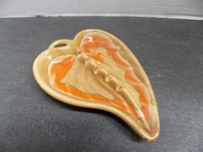 vintage mcm ceramic abstract heart shaped ashtray mid century change dish