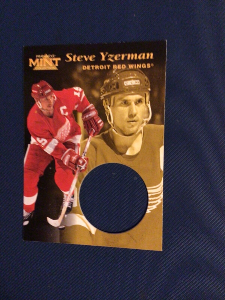 プレストマン 1997 Pinnacle Mint Steve Yzerman Die Cut Card # 12 of 30 | eBay