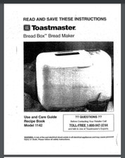 Toastmaster Bread Maker Machine Bread box 114...