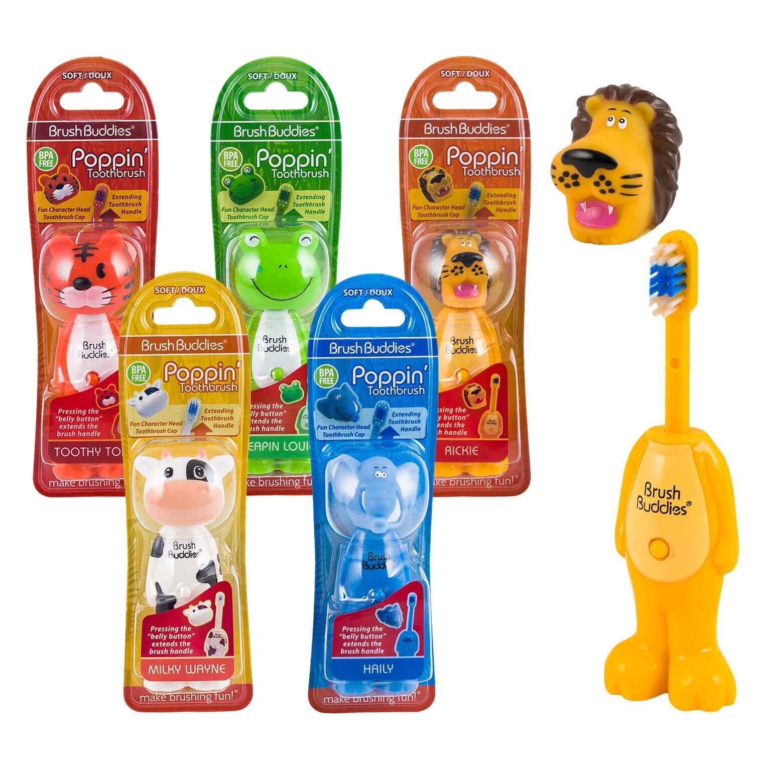 Animal Characters Handle+detachable Cap