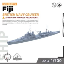 MRY-SFW 1/700 Military Model Parts British Navy Fiji Cruiser
