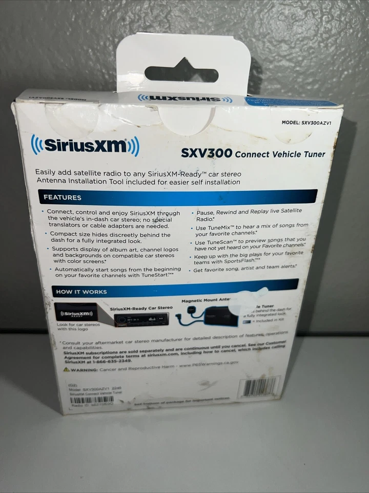 Módulo SiriusXM (SXV300V1) para Rockford Fosgate PMX-3 y PMX-8 - negro Foto 2 de 4