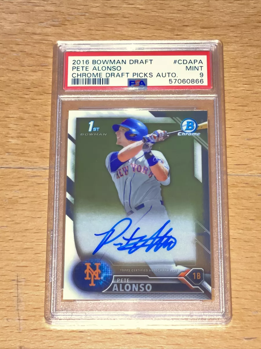 Pete Alonso Bowman Topps 2016 MLB PSA