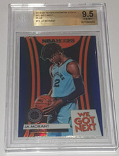2019-20 Premium Stock We Got Next Ja Morant Blue Rookie Card - BGS 9.5 - Memphis