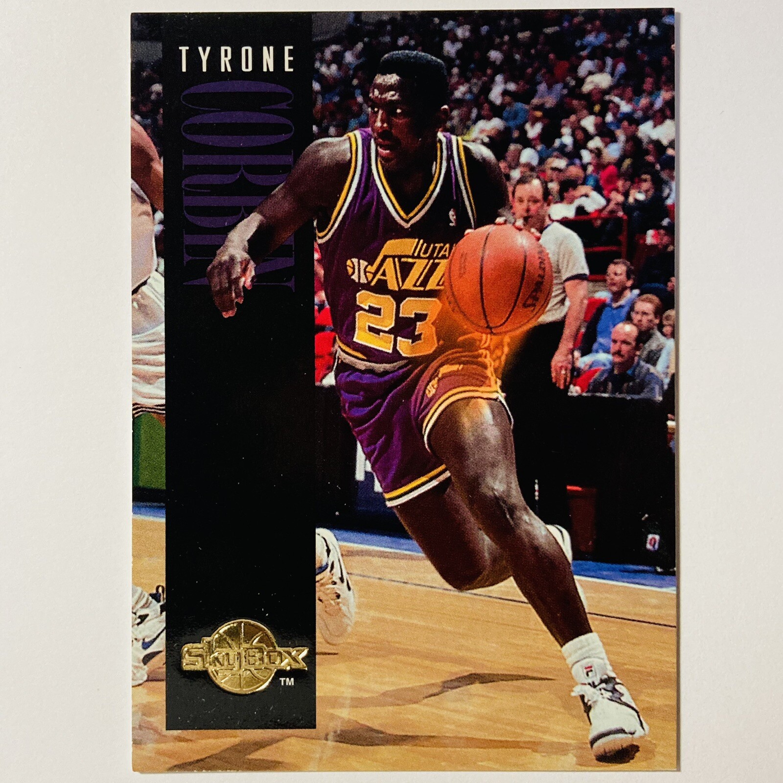 1994-95 SkyBox Premium Utah Jazz Basketball Card #162 Tyrone Corbin Tc2