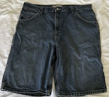 Levi  s Worker Denim Shorts W38 Vintage 2003 Blue 5-Pocket Relaxed Fit
