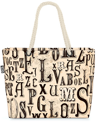 VOID Tasche Vintage Buchstaben Alphabet Vintage Buchstaben Alphabet