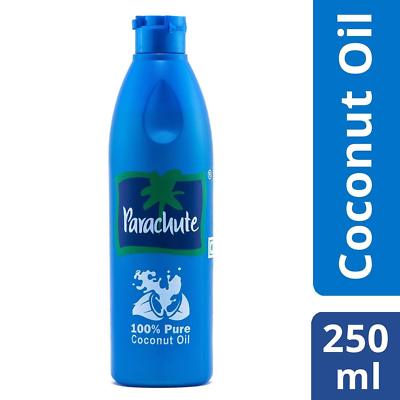 Parachute 100% Pure Coconut Oil -250ml  for Hair, Skin Care, Cooking-US Seller