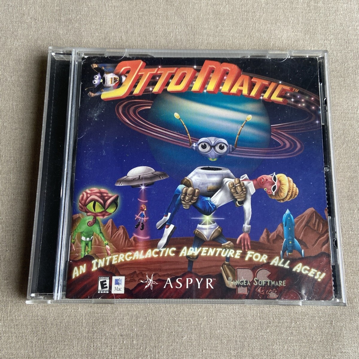 Otto-Matic (Mac PC 2002 CD-ROM) Complete CLEAN Intergalactic Apple