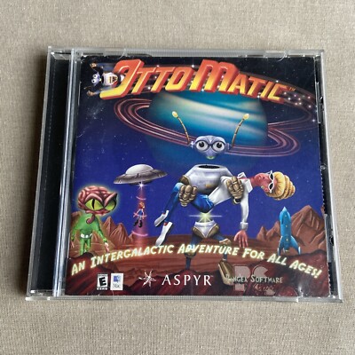 Otto-Matic (Mac PC 2002 CD-ROM) Complete CLEAN Intergalactic Apple