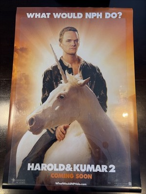 Harold & Kumar 2 2007 Orig. Double Sided Rolled 1Sheet Teaser Movie Poster 27x40
